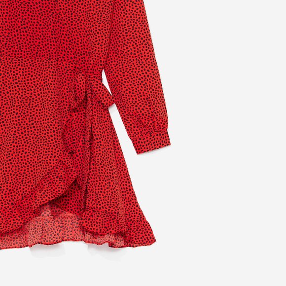 Little Spotty Wrap Dress - Picture 5 of 6